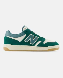 NEW BALANCE - SNEAKERS UOMO VERDE LIFESTYLE LEATHER/TEXTILE - BB480LPA