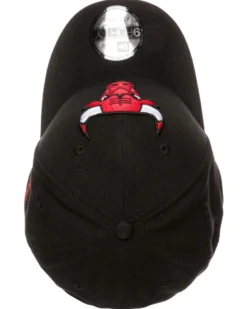 NEW ERA - Cappello chicago bulls nero con strappo posteriore