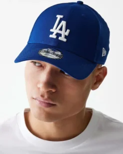 NEW ERA - CAPPELLO CON VISIERA BLU  LEAGUE ESSENTIAL LOS ANGELES- 11405492