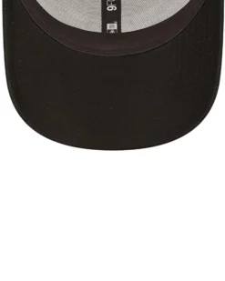 NEW ERA - Cappello nero regolabile con logo pannello posteriore in mesh e logo Chicago Bulls - 9 FORTY