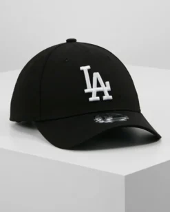 NEW ERA - Cappello nero regolabile con logo bianco - 9 FORTY