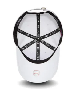 NEW ERA - Cappello regolabile bianco con logo nero - 9FORTY