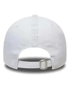 NEW ERA - Cappello regolabile bianco con logo nero - 9FORTY