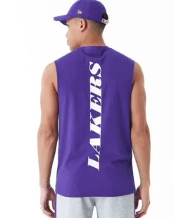 NEW ERA - SMANICATO NBA LOS ANGELES LAKERS DA UOMO, 60435473
