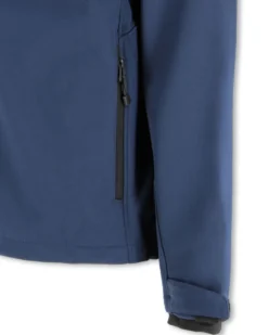 ON SPIRIT - GIUBBINO CON CAPPUCCIO FELPATO SOFTSHELL UOMO BLU SCURO- MAURO