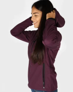 ON SPIRIT - GIUBBINO CON CAPPUCCIO FELPATO SOFTSHELL DONNA BORDEAUX - ALBA