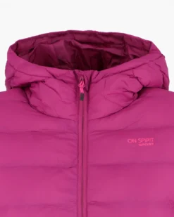 ON SPIRIT - GIUBBINO DONNA  CON CAPPUCCIO FUXIA - LUISA