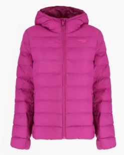 ON SPIRIT - GIUBBINO DONNA CON CAPPUCCIO FUXIA - LUISA