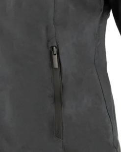 ON SPIRIT - Giubbotto parka da donna nero antivento e traspirante con cappuccio e zip frontale - BELLA