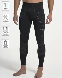ON SPIRIT -  LEGGINGS  TERMICI UOMO NERI  OTELLO  - AUF4312_A7251