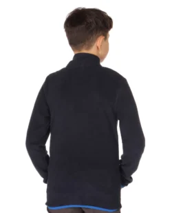 ON SPIRIT - MAGLIA MICROPILE BLU FULL ZIP DA RAGAZZO