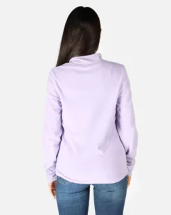 ON SPIRIT - MICROPILE DONNA  MEZZA ZIP LILLA  -  VALENTINA