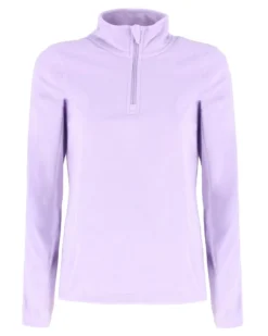 ON SPIRIT - MICROPILE DONNA  MEZZA ZIP LILLA  -  VALENTINA