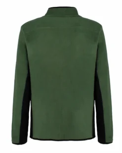 ON SPIRIT - MICROPILE UOMO  FULL ZIP VERDE SCURO E NERO - IVAN