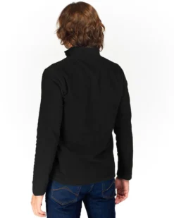 ON SPIRIT - MICROPILE UOMO  MEZZA ZIP NERO - VITTORIO