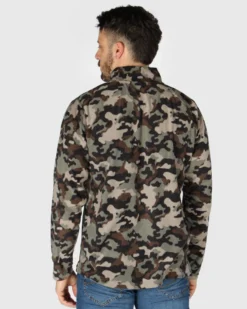 ON SPIRIT - MICROPILE UOMO  MEZZA ZIP MILITARE -  VITTORIO