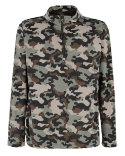 ON SPIRIT - MICROPILE UOMO  MEZZA ZIP MILITARE -  VITTORIO