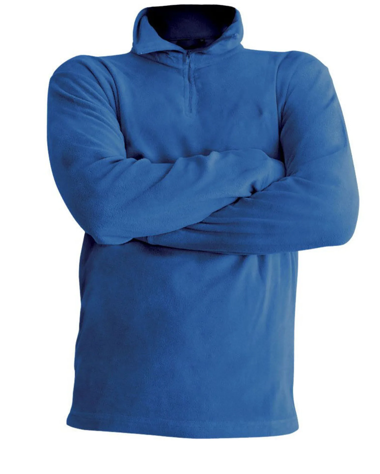 ON SPIRIT - MICROPILE UOMO MEZZA ZIP BLU - EDOARDO