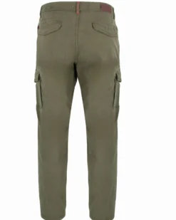 ON SPIRIT - Pantalone cargo stretch oliva