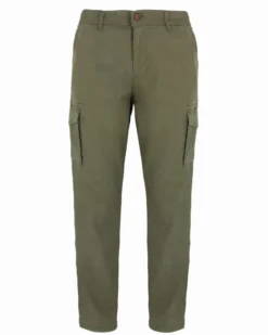 ON SPIRIT - Pantalone cargo stretch oliva