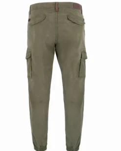 ON SPIRIT - PANTALONE CARGO VERDE DA UOMO CON POLSINO