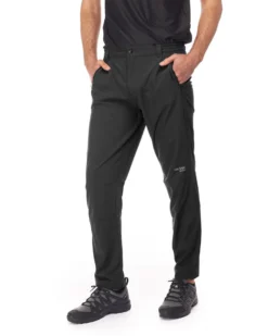 ON SPIRIT - PANTALONE NERO DA TREKKING IN SOFTSHELL