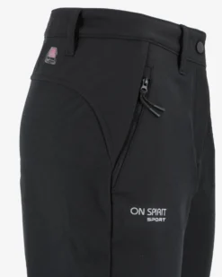 ON SPIRIT -PANTALONE SOFTSHELL  NERO DA DONNA - BABILA