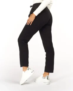 ON SPIRIT - PANTALONI IN PILE DONNA NERI- ILARIA