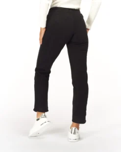 ON SPIRIT - PANTALONI IN PILE DONNA  NERI- ILARIA