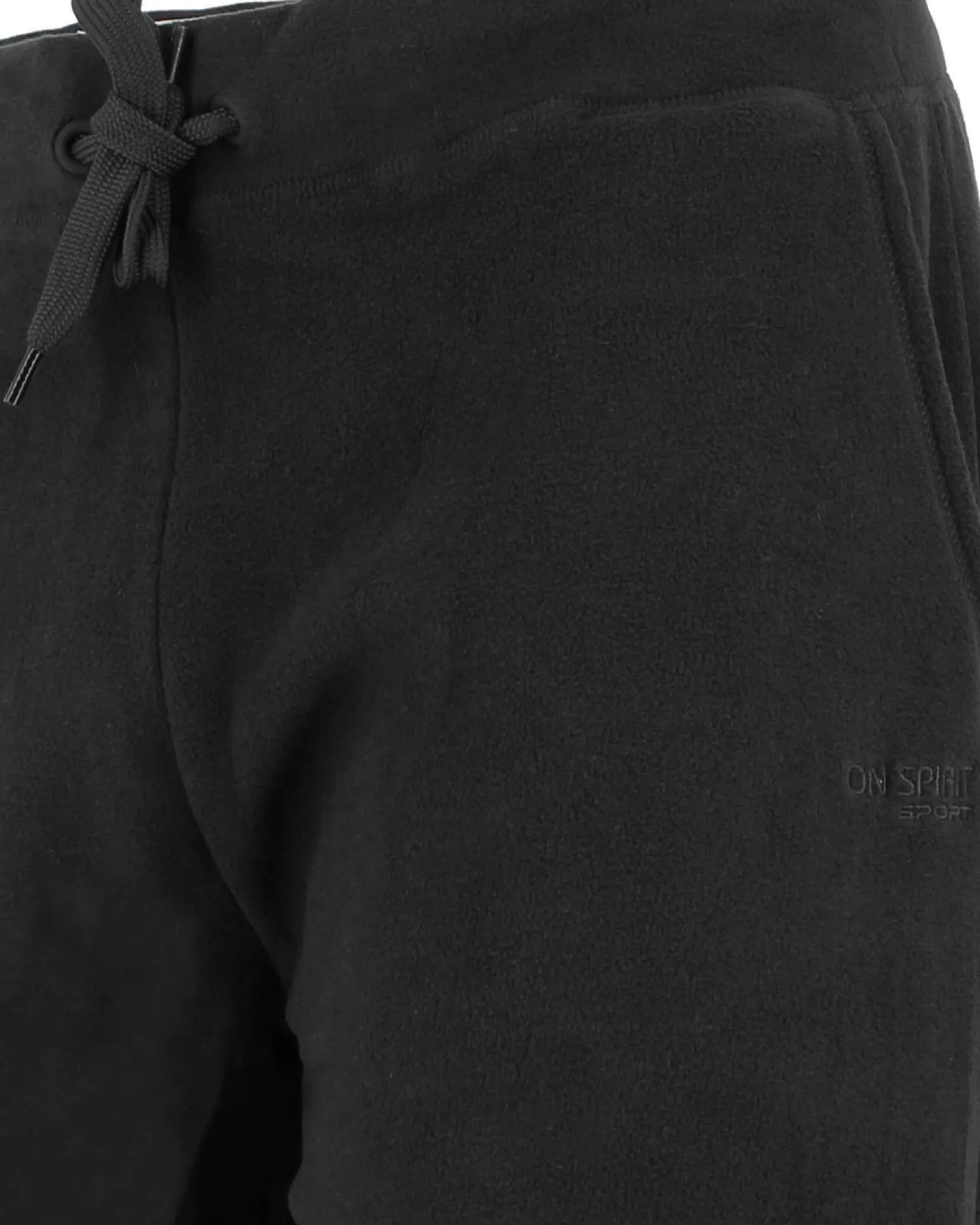 ON SPIRIT - PANTALONI IN PILE UOMO NERI CON POLSINO - GIANNI