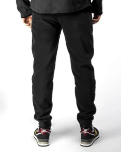 ON SPIRIT - PANTALONI IN PILE UOMO NERI CON POLSINO - GIANNI