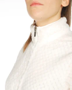 ON SPIRIT - PILE BIANCA FULL ZIP DA DONNA