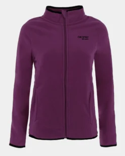 ON SPIRIT - PILE DONNA FULL ZIP BORDEAUX - LUANA