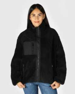 ON SPIRIT - PILE  NERO DA DONNA IN SHERPA - MILENA
