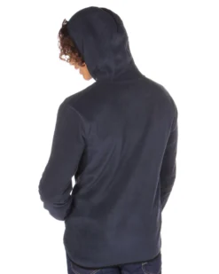 ON SPIRIT - PILE UOMO  CON CAPPUCCIO FULL ZIP BLU - ANDREA