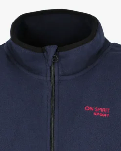 ON SPIRIT - PILE UOMO  FULL ZIP  BLU SCURO -EMILIO
