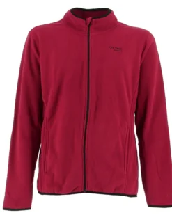 ON SPIRIT - PILE UOMO  FULL ZIP BORDEAUX - EMILIO
