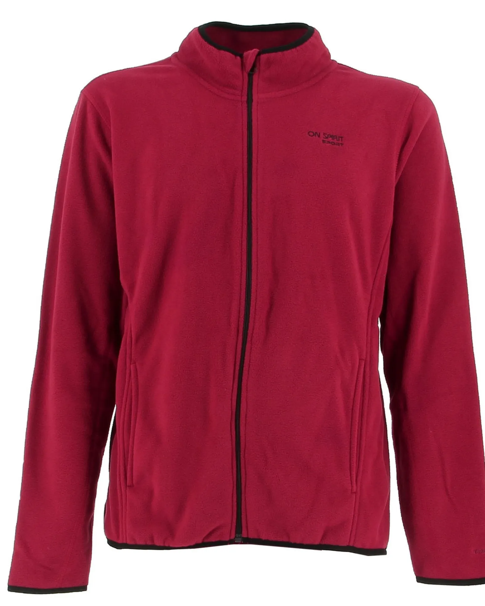 ON SPIRIT - PILE UOMO FULL ZIP BORDEAUX - EMILIO
