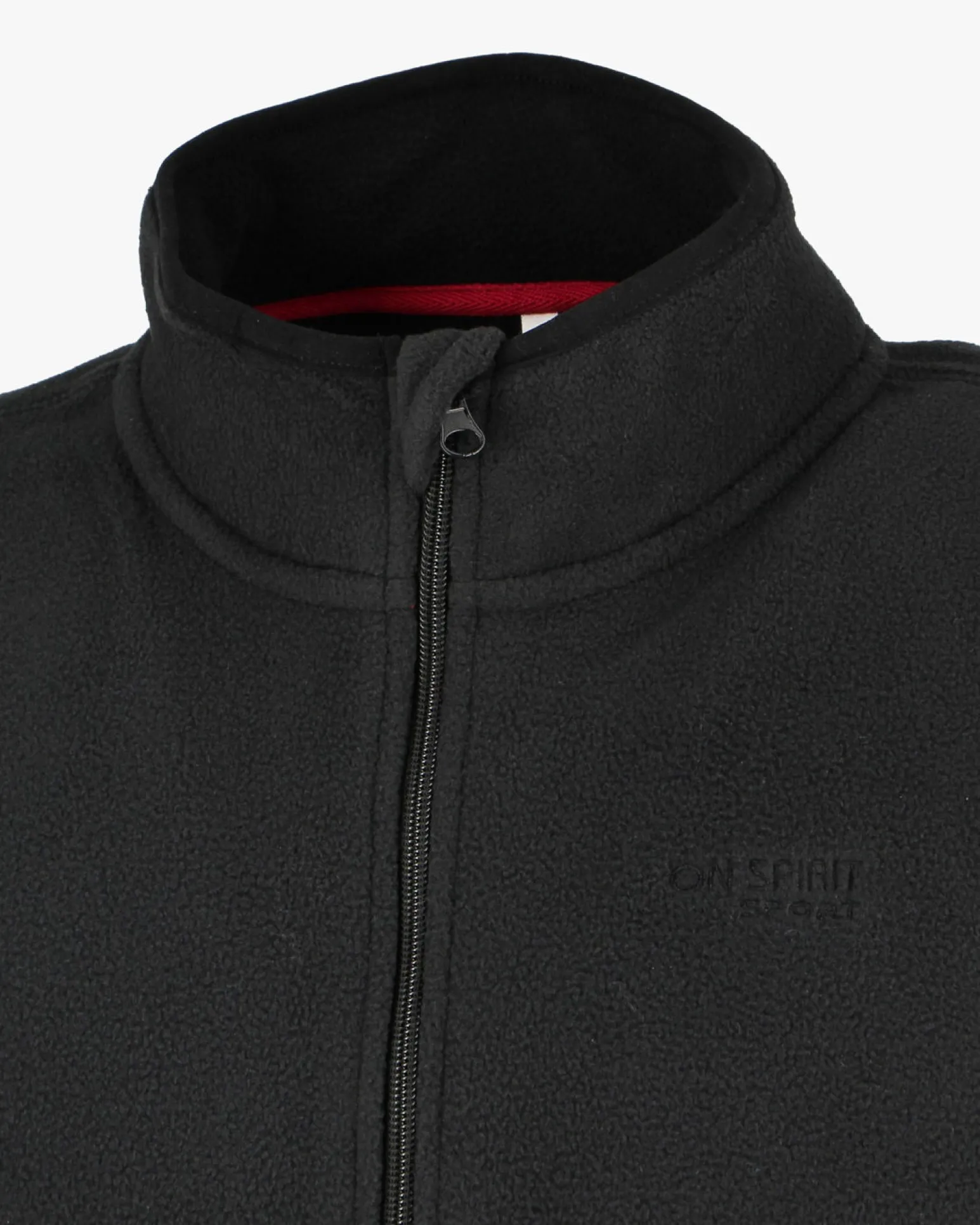 ON SPIRIT - PILE UOMO FULL ZIP NERO - EMILIO