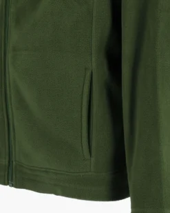 ON SPIRIT - PILE UOMO  FULL ZIP VERDE SCURO - GLAUCO