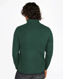 ON SPIRIT - PILE UOMO FULL ZIP VERDE - EMILIO