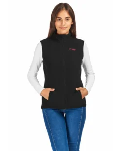 ON SPIRIT - SMANICATO IN PILE DONNA  FULL ZIP NERO -  LUCIA