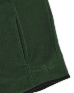 ON SPIRIT - SMANICATO IN PILE  UOMO FULL ZIP VERDE SCURO -  SIMONE