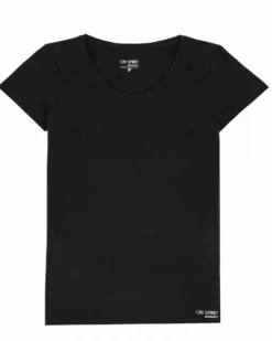 ON SPIRIT - T-shirt girocollo da donna nera
