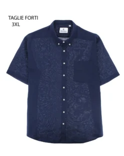 OVER CAMICIA MANICA CORTA LINO