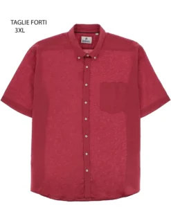 OVER CAMICIA MANICA CORTA LINO