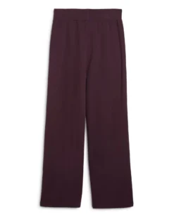 PANTALONE HER HIGH-WAIST STRAIGHT PLUM