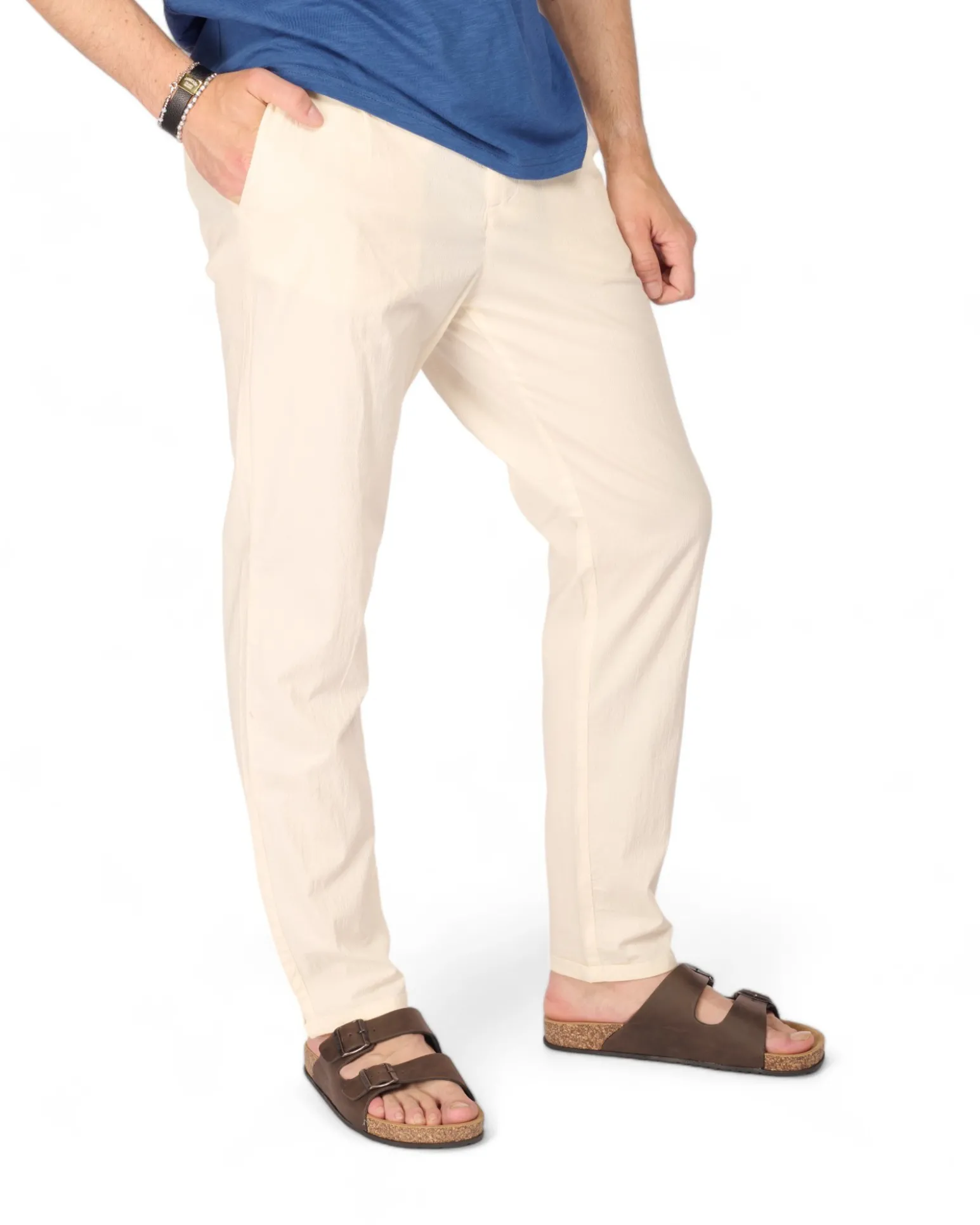 PANTALONE TASCA AMERICA CULISSE GOFFRATO