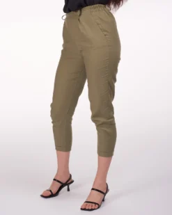PANTALONE TASCA AMERICA LINO-VISCOSA