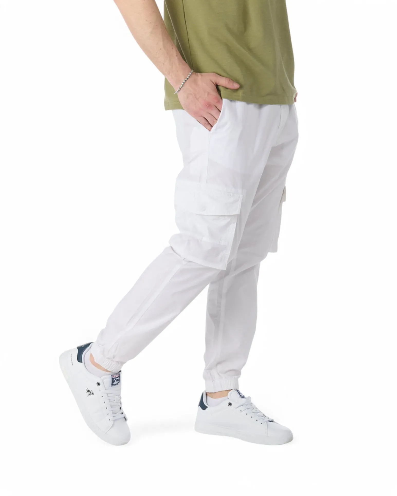 PANTALONE TASCA LATERALE ELASTICO VITA